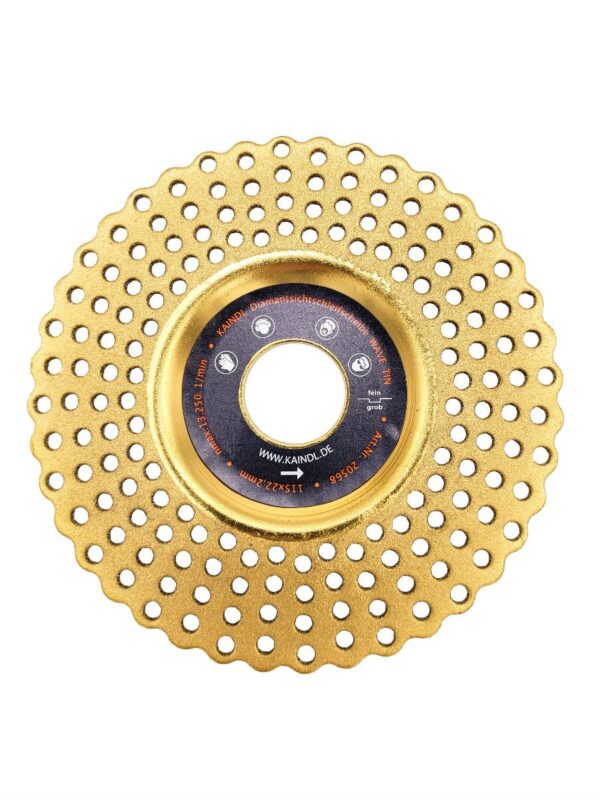 Diamant-Sichtschleifscheibe WAVE TIN Ø 115 x 22,2 mm