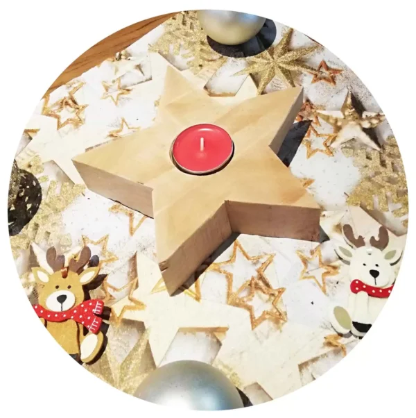 Stern Teelicht Anleitung